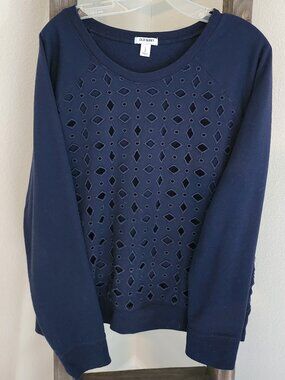 Old Navy Large Navy Blue Sweater Shirt